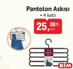 PANTOLON ASKISI 4 KATLI PANTOLON ASKISI 4 KATLI